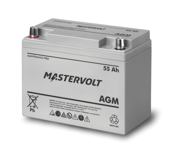 Mastervolt AGM Batterie 12/55Ah
