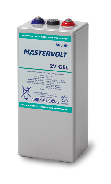 Mastervolt MVSV Gel Batterie 2V 500Ah (*)