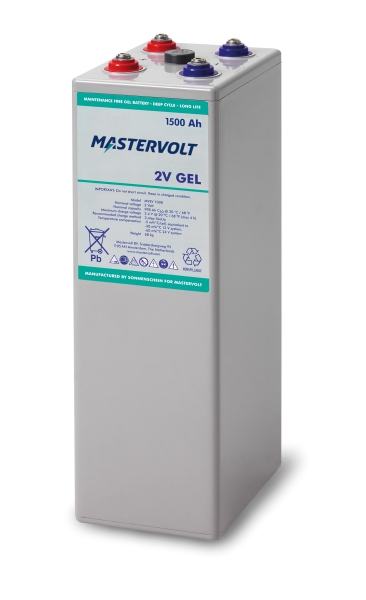Mastervolt MVSV Gel Batterie 2V 1500Ah (*)